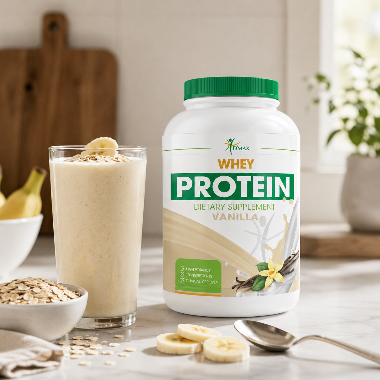D’MAX Whey Protein — Vanilla