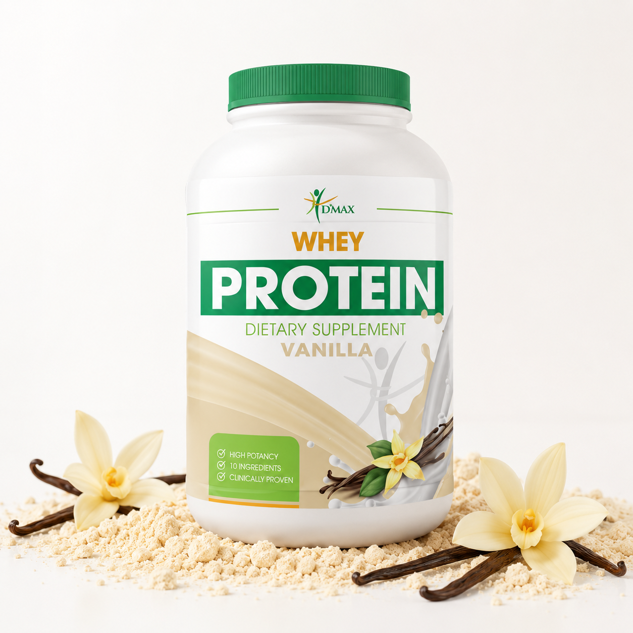 D’MAX Whey Protein — Vanilla