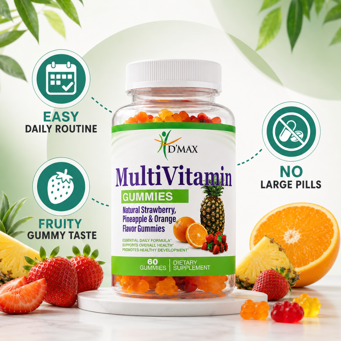 D’MAX Multivitamin Gummies