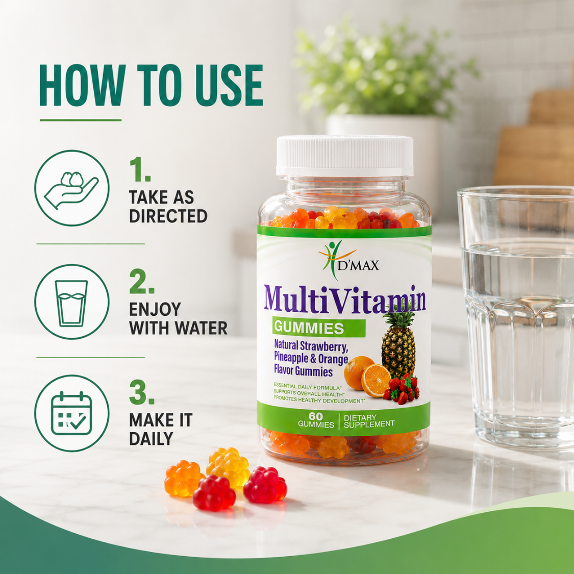 D’MAX Multivitamin Gummies