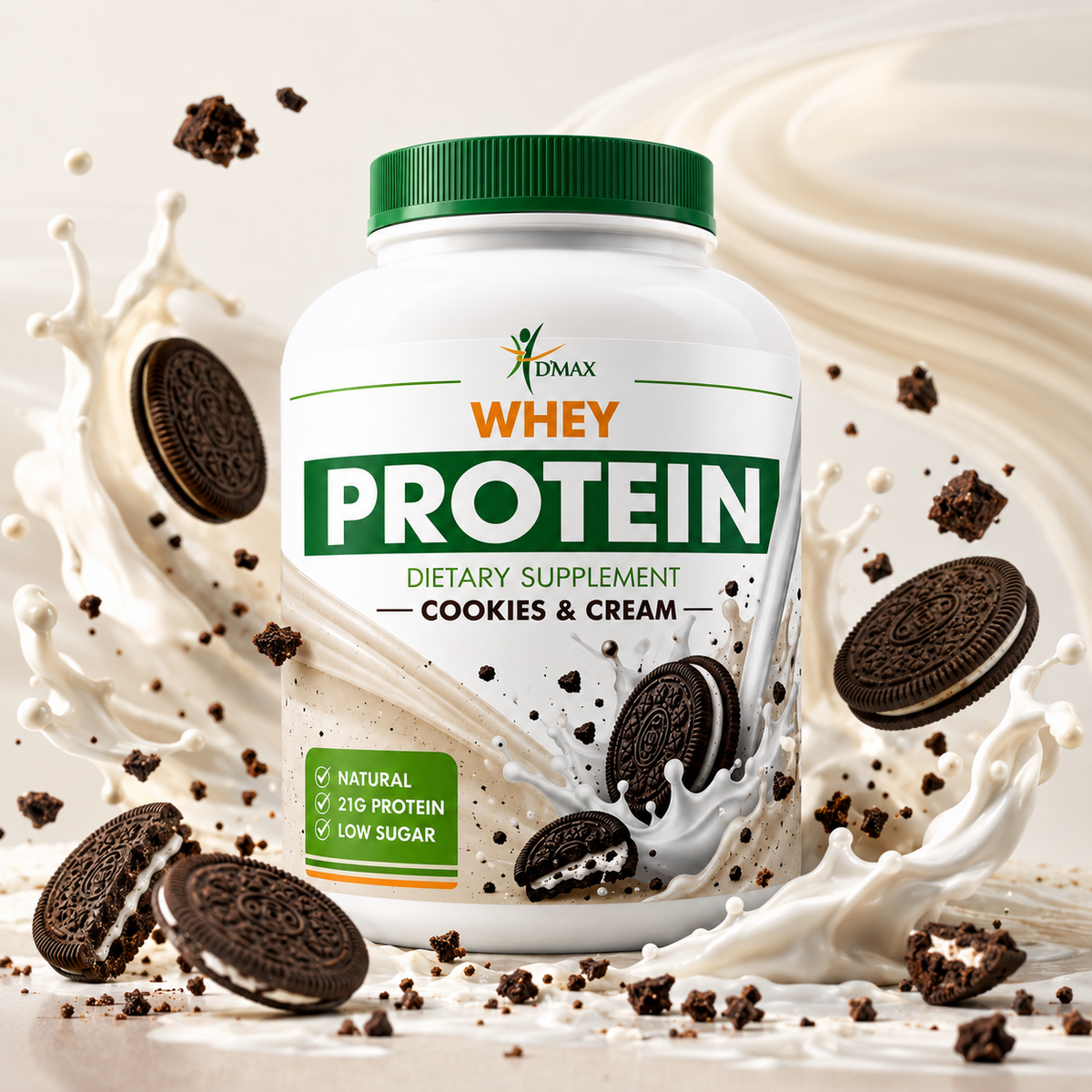 Whey Protein — Cookies & Cream