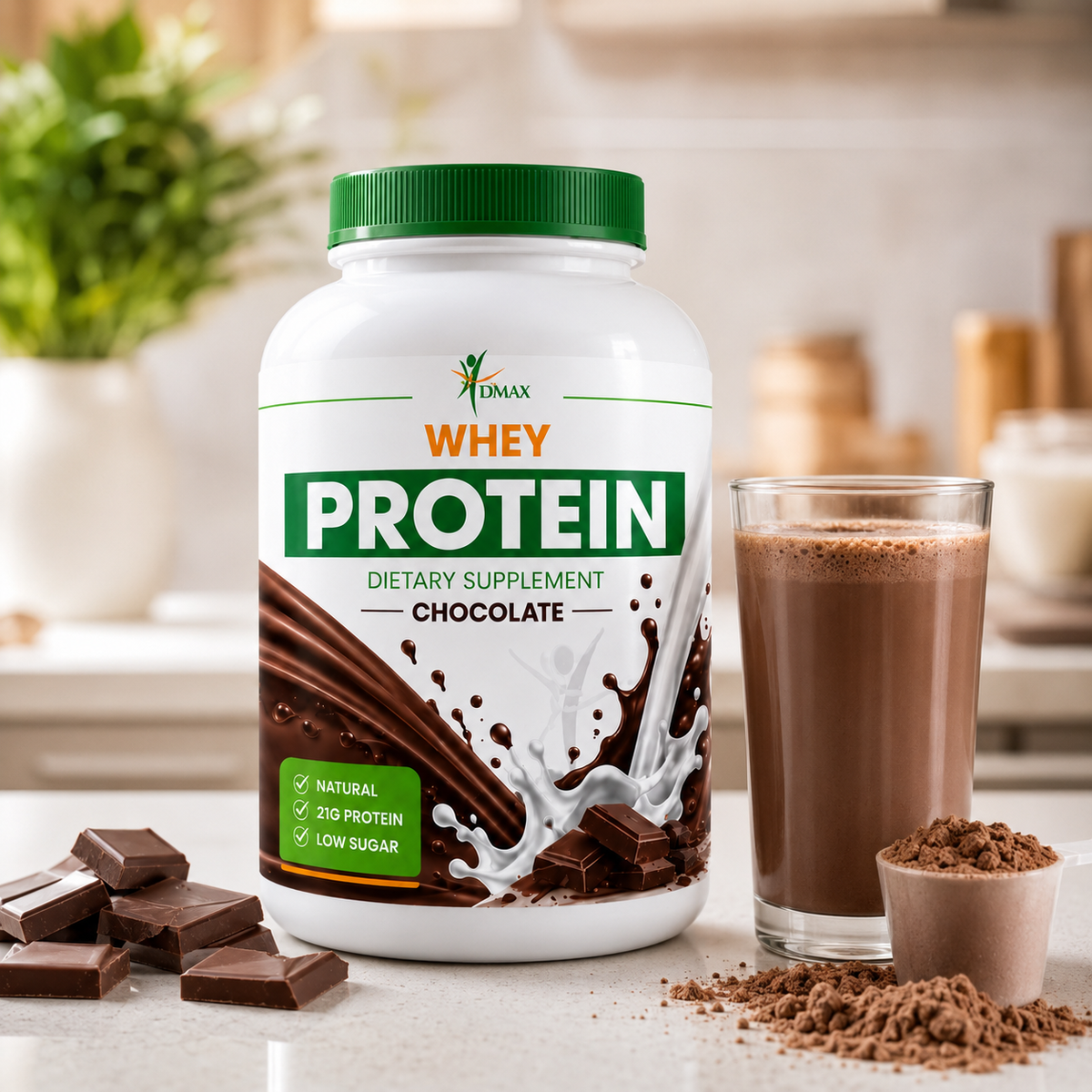 D’max Whey Protein — Chocolate